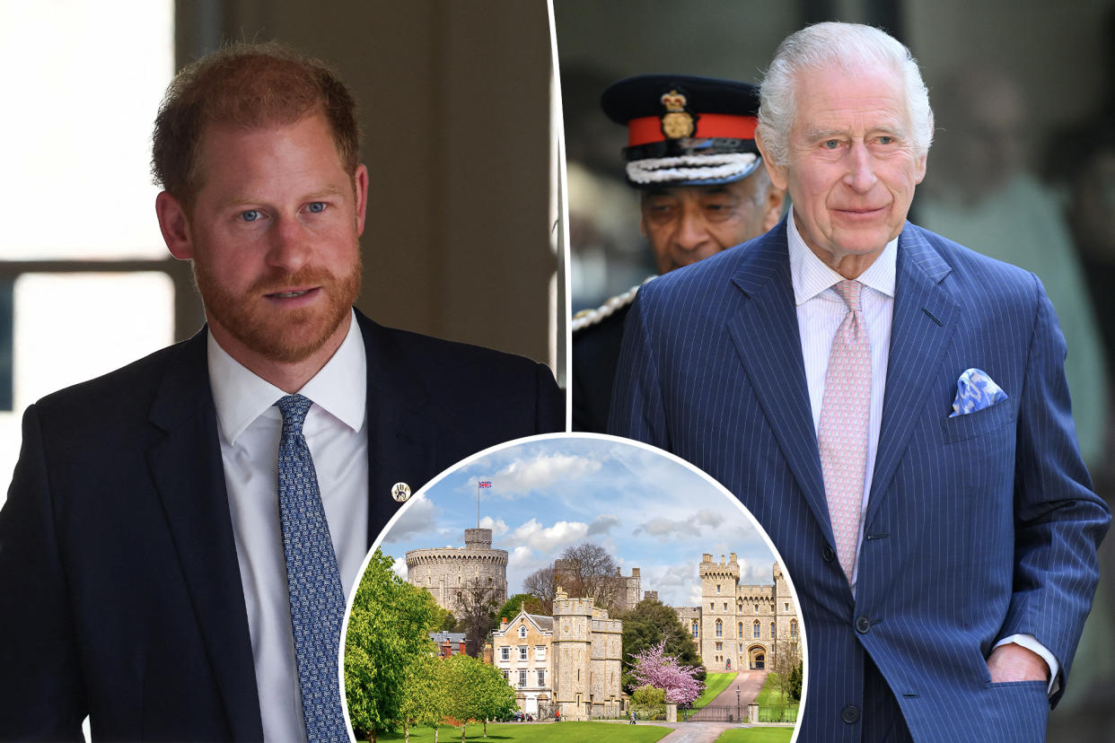 Prince Harry forced to stay at hotel during UK trip next week as royals are 'too busy' to meet with him