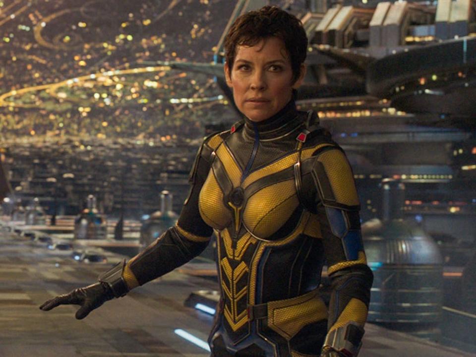 Evangeline Lilly as Hope van Dyne in "Ant-Man and the Wasp: Quantumania."