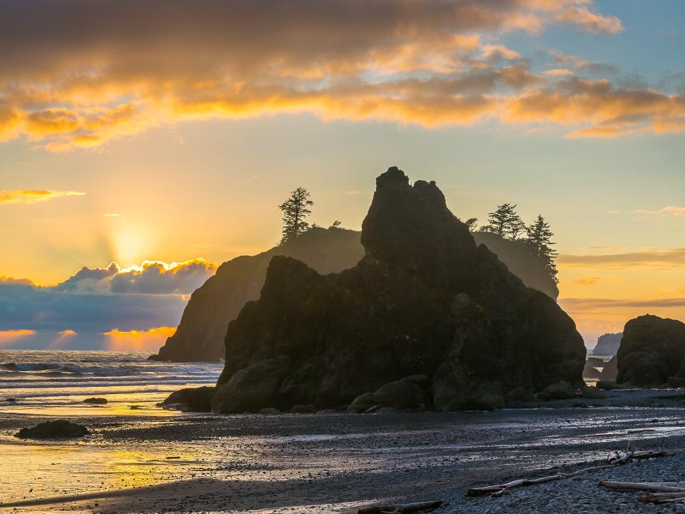 Ruby Beach in Washington.