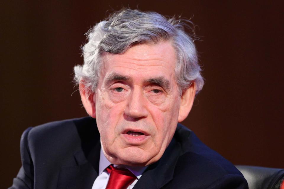 Former prime minister Gordon Brown (PA)