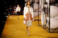 A model walks the Burberry SS20 catwalk. [Photo: Getty Images]