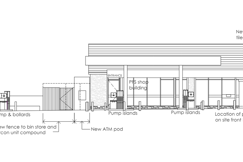 The proposed extension would measure approximately 8.8 metres in depth, 4.2 metres in width and 4.4 metres at its highest point