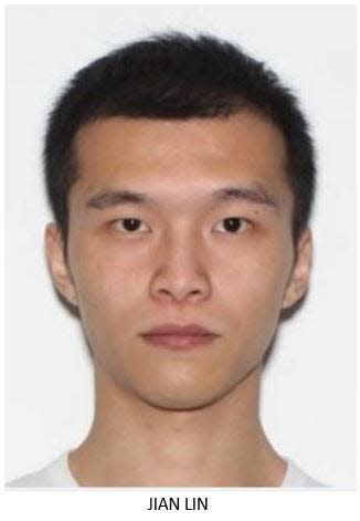 Jian Lin is being sought after being indicted as a result of a human trafficking investigation.