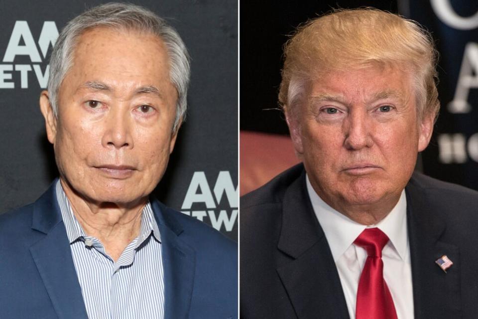 George Takei, Donald Trump | Jesse Grant/Getty;