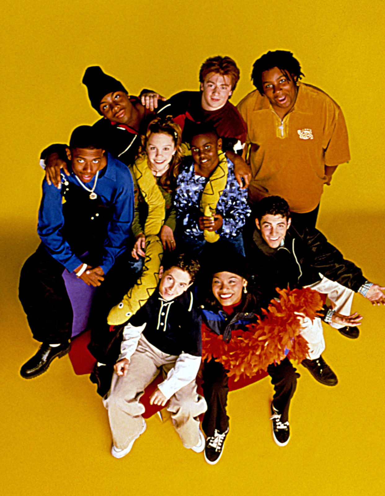 Kel Mitchell, top left, poses for an 