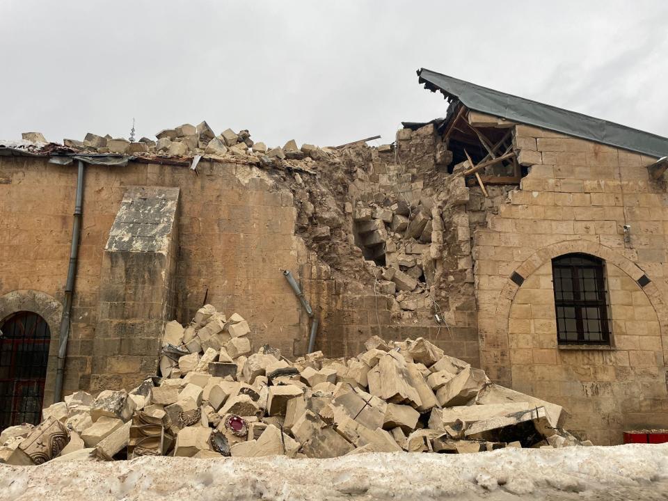 The Gaziantep Castle stood for centuries before a violent 7.8 earthquake damaged it on Monday in Gaziantep, Turkey.