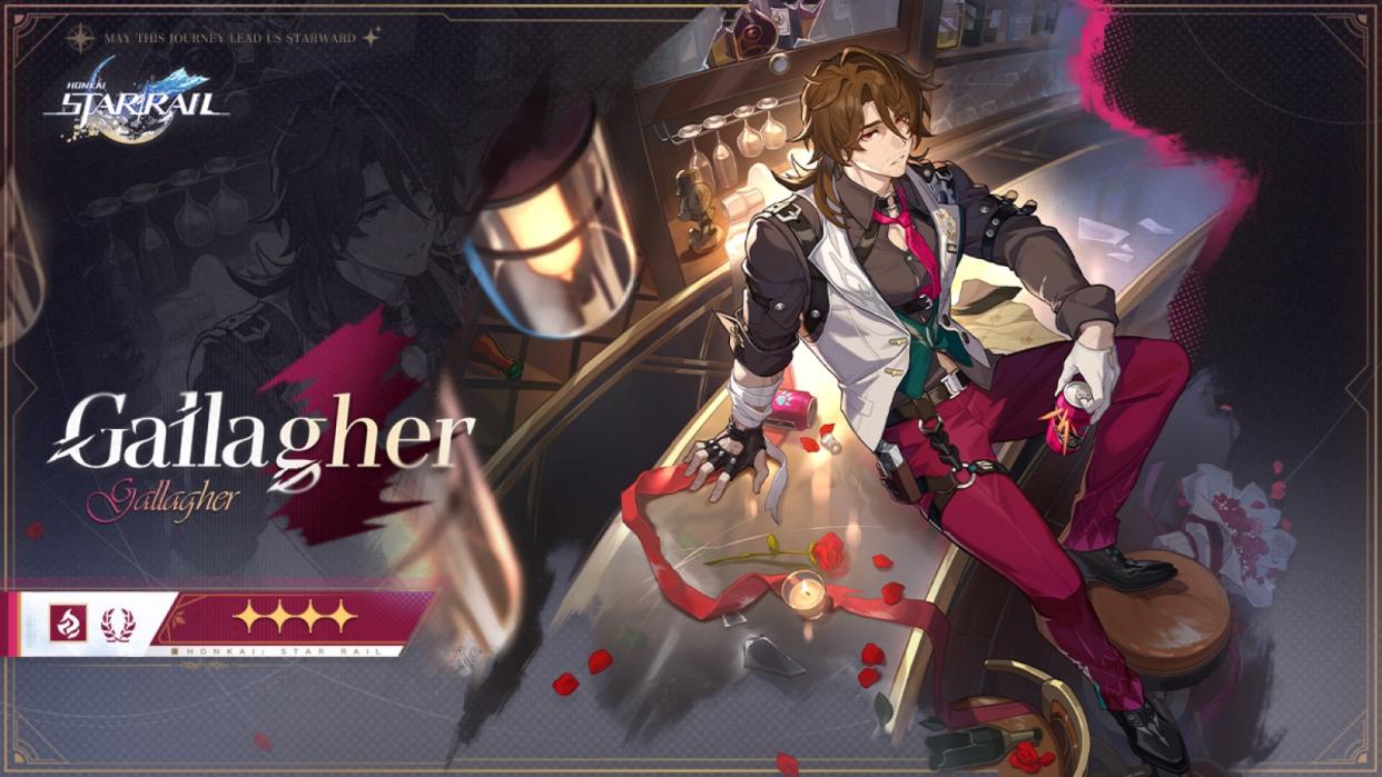 Honkai: Star Rail developer HoYoverse has revealed the Fire Abundance character Gallagher as the new 4-star character coming with version 2.1 in mid-March. (Photo: HoYoverse)