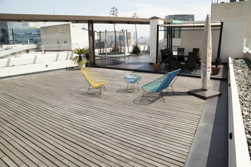 La vivienda dispone de un 'roof garden' privado. Crédito: Vivanuncios.com.mx.