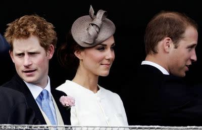 kate middleton and prince william prince harry