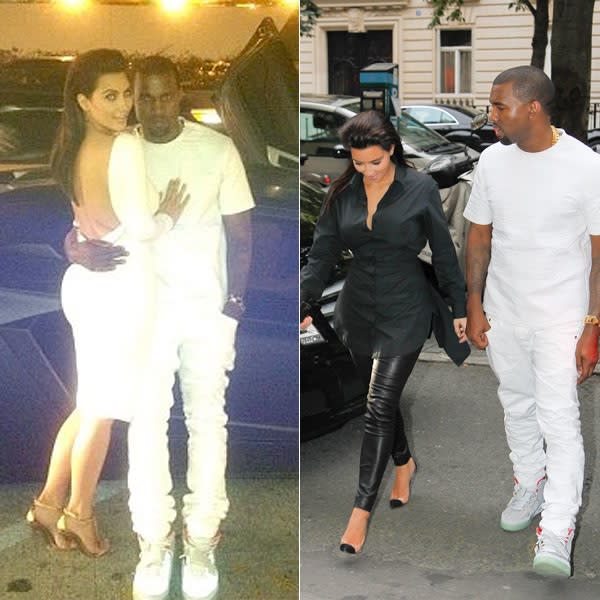 Kanye West Wears BET Outfit The Next Day In Paris