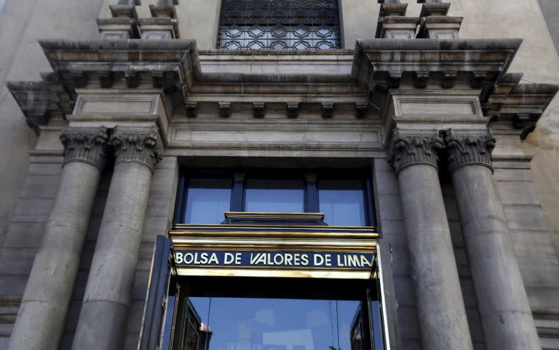 FILE PHOTO: The Lima Stock Exchange building is seen in downtown Lima