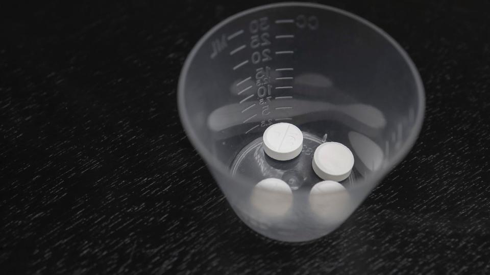 <div>Misoprostol tablets <strong>(Photo illustration by Anna Moneymaker/Getty Images)</strong></div>