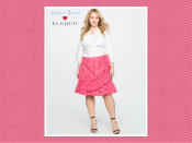 <p>Draper James for Eloquii gingham skirt, $99, <a rel="nofollow noopener" href="http://www.eloquii.com/draper-james-for-eloquii-gingham-skirt/1196056.html?cgid=draper-james&start=9&dwvar_1196056_colorCode=23" target="_blank" data-ylk="slk:Eloquii;elm:context_link;itc:0;sec:content-canvas" class="link ">Eloquii</a> (Photo: Eloquii) </p>