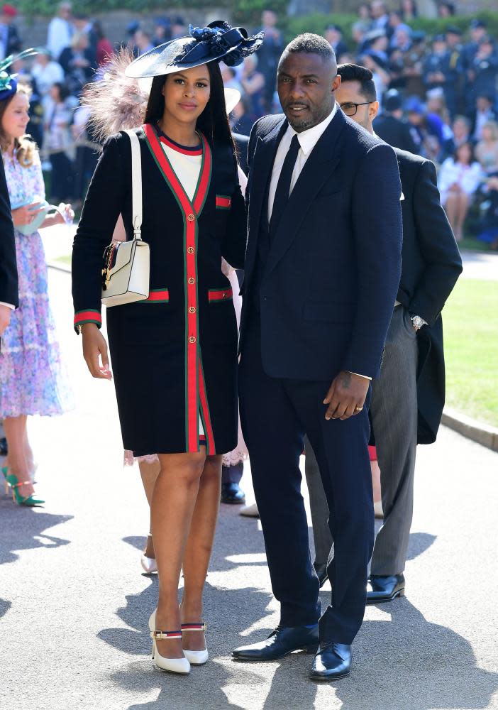 The actor Idris Elba and his fiancee Sabrina Dhowre help to adds celebrity glamour to the event.