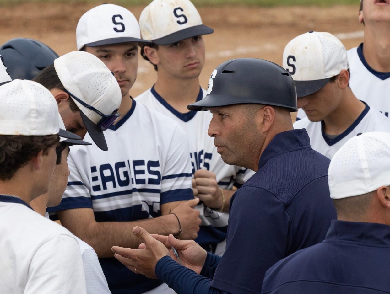 Middletown South advanced to the Shore Conference Tournament quarterfinal with a 5-3 win over Ranney on Monday