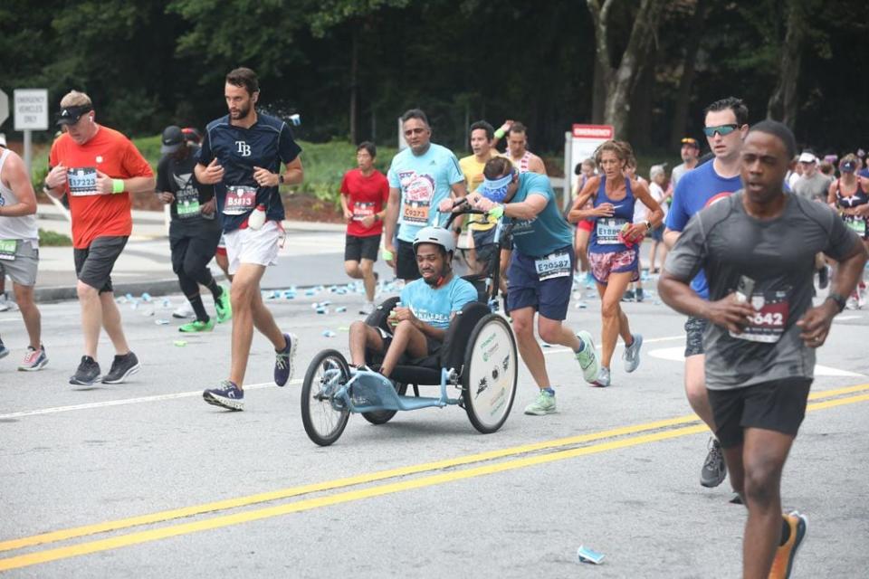 Here are some more photos from the 2023 Peachtree Road Race.