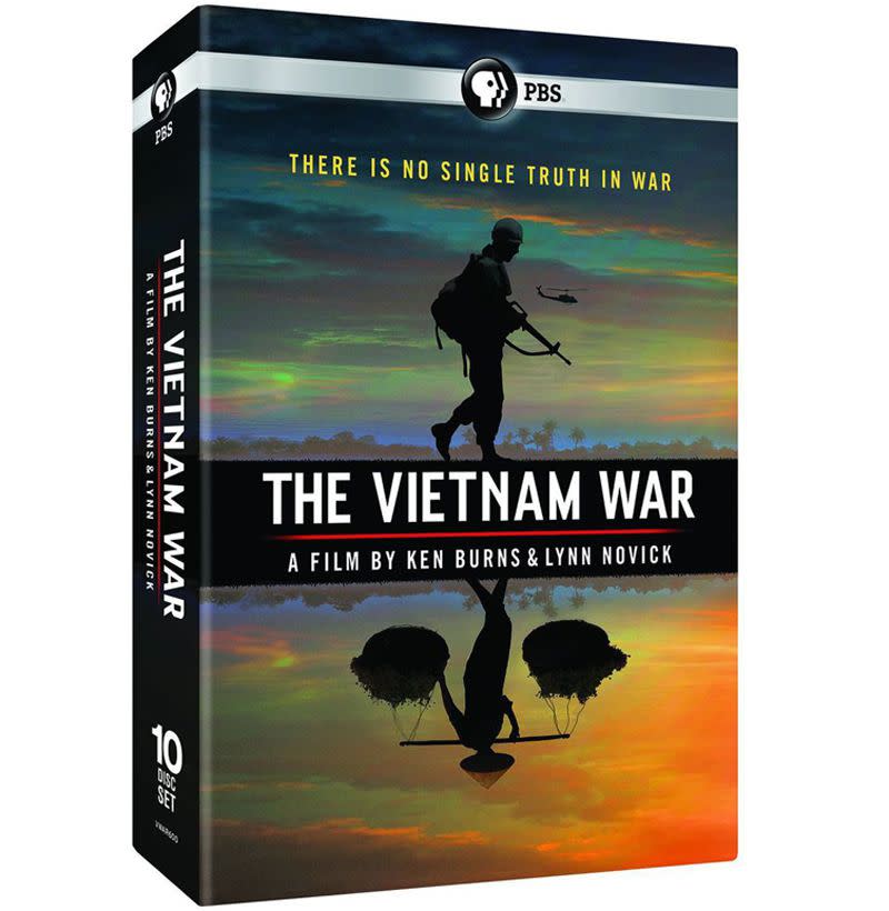 <p><a href="https://www.amazon.com/Vietnam-War-Novick-Edizione-italien/dp/B075N2CQM3/?tag=syn-yahoo-20&ascsubtag=%5Bartid%7C10054.g.23083273%5Bsrc%7Cyahoo-us" rel="nofollow noopener" target="_blank" data-ylk="slk:Shop Now;elm:context_link;itc:0;sec:content-canvas" class="link rapid-noclick-resp">Shop Now</a></p><p>'The Vietnam War: A Film by Ken Burns and Lynn Novick'</p><p>amazon.com</p><p>$39.47</p>