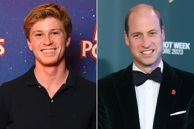 <p>Jono Searle/Getty; Chris Jackson/Getty</p> Robert Irwin; Prince William