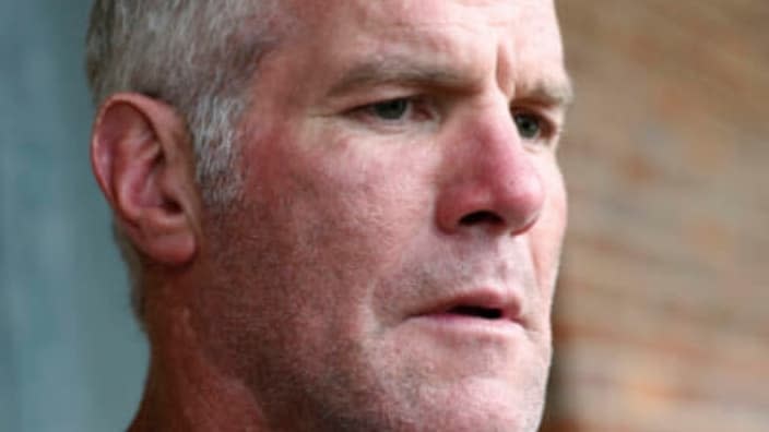 Former NFL quarterback Brett Favre speaks to the media in Jackson, Mississippi in 2018. The state’s governor in 2017 was reportedly “on board” with a plan for a nonprofit group to pay Favre more than $1 million in welfare grant money so the retired NFL quarterback could help fund a university volleyball facility, according to a text messages between Favre and the director of the nonprofit in court documents filed Sept. 12. (Photo: Rogelio V. Solis/AP, File)