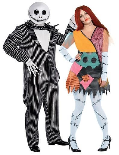 If "The Nightmare Before Christmas" was always your favourite fake Halloween movie, this costume is appropriate.   <a href="http://www.partycity.ca/product/plus+size+nightmare+before+christmas+couples+costumes.do?navSet=269654" target="_blank">Get it here.</a>