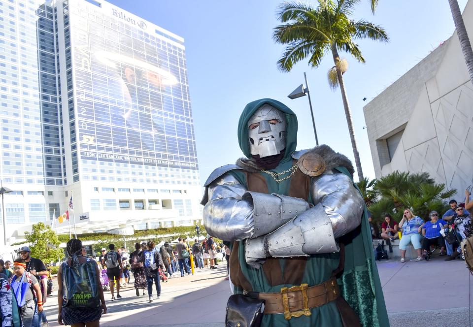 Doctor Doom cosplayer