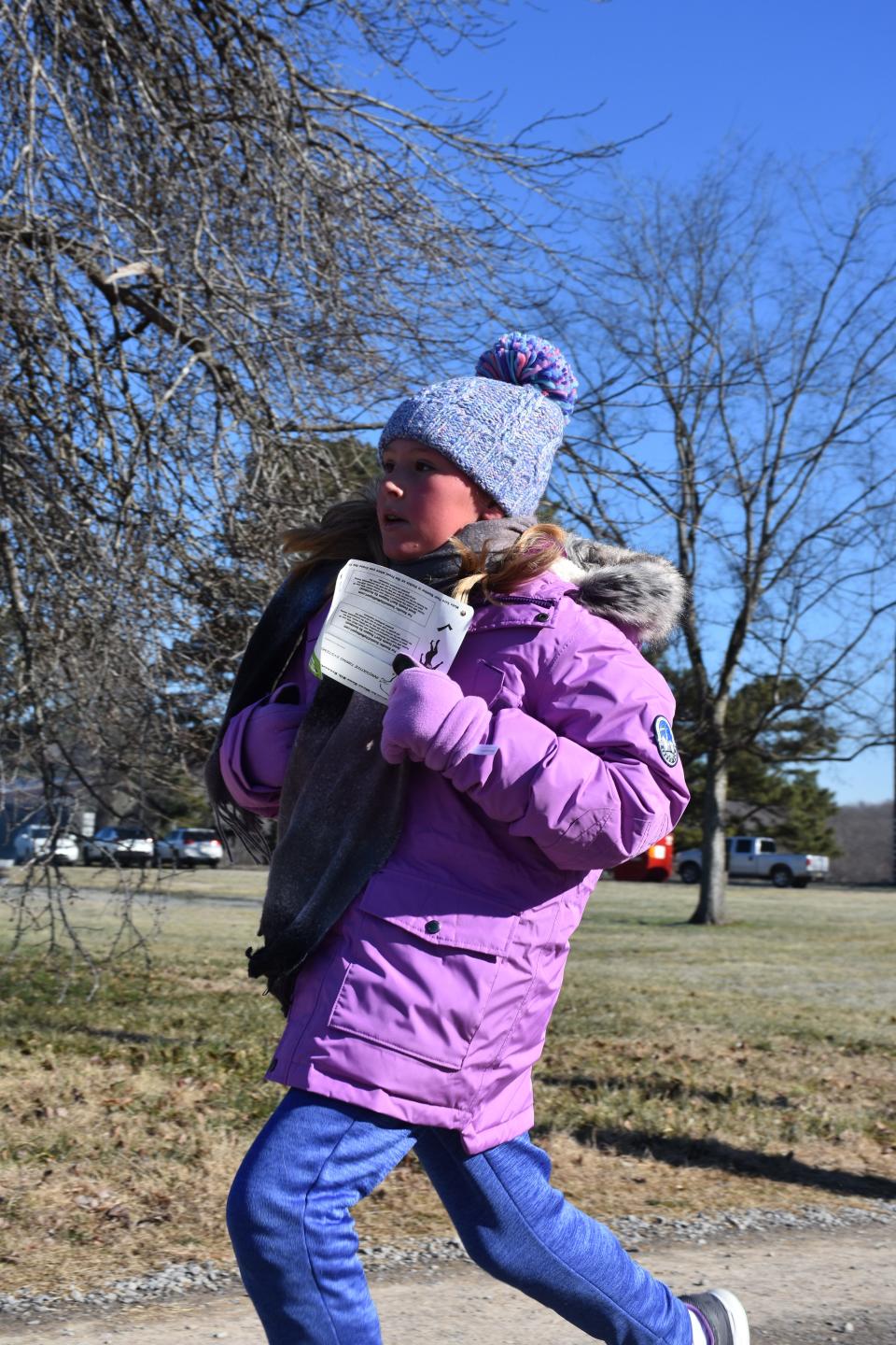 Campers, friends and families gathered for the Girls Scouts of Middle Tennessee's first-ever Thin Mint Sprint 5k at Camp Sycamore Hills in Ashland City on Saturday, Jan. 22, 2022.