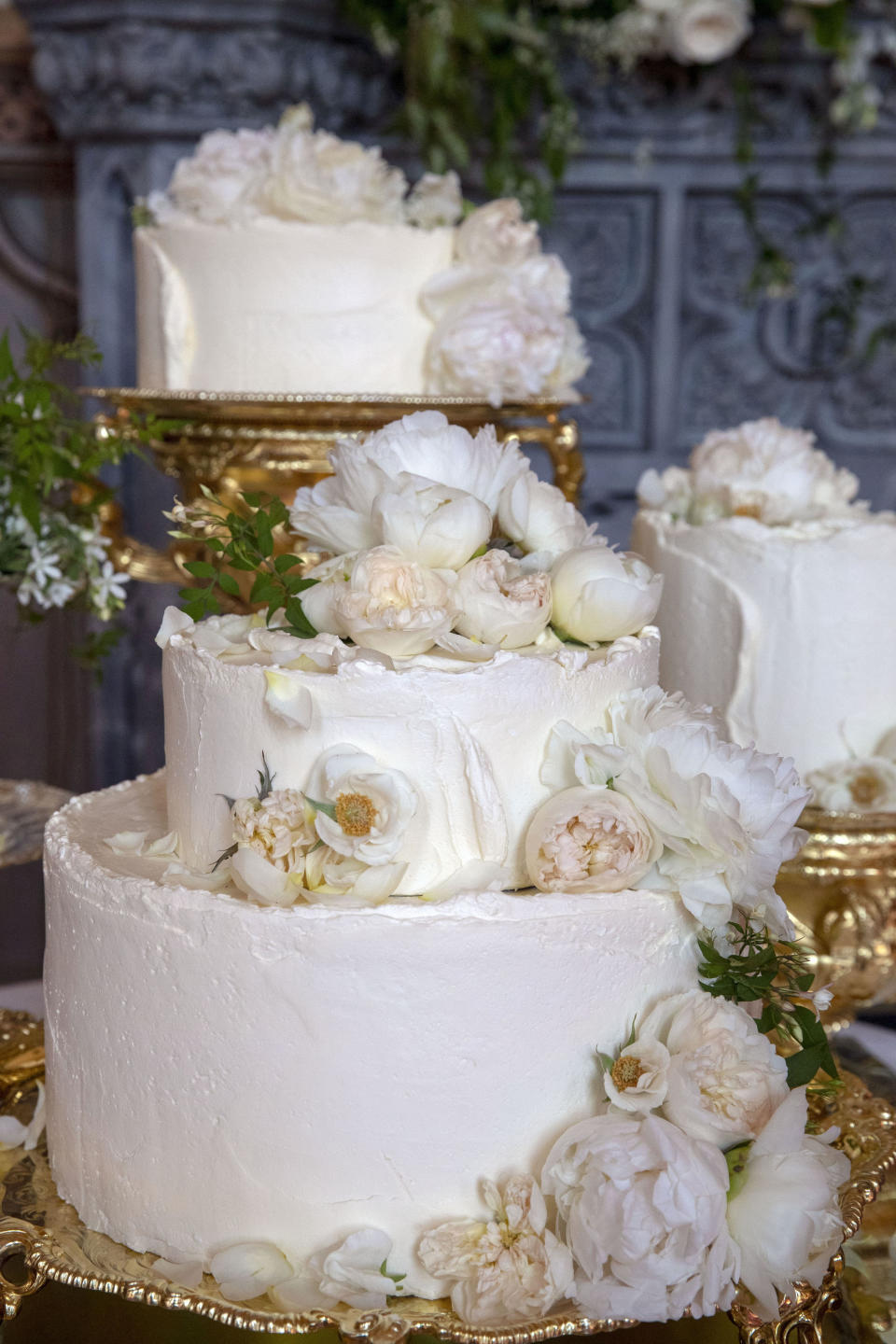 The wedding cake by Claire Ptak of London-based bakery Violet Cakes.