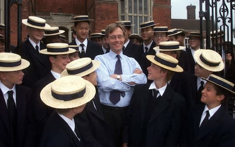 Barnaby Lenon is the former headmaster at Harrow School - Credit:  PAUL GROVER