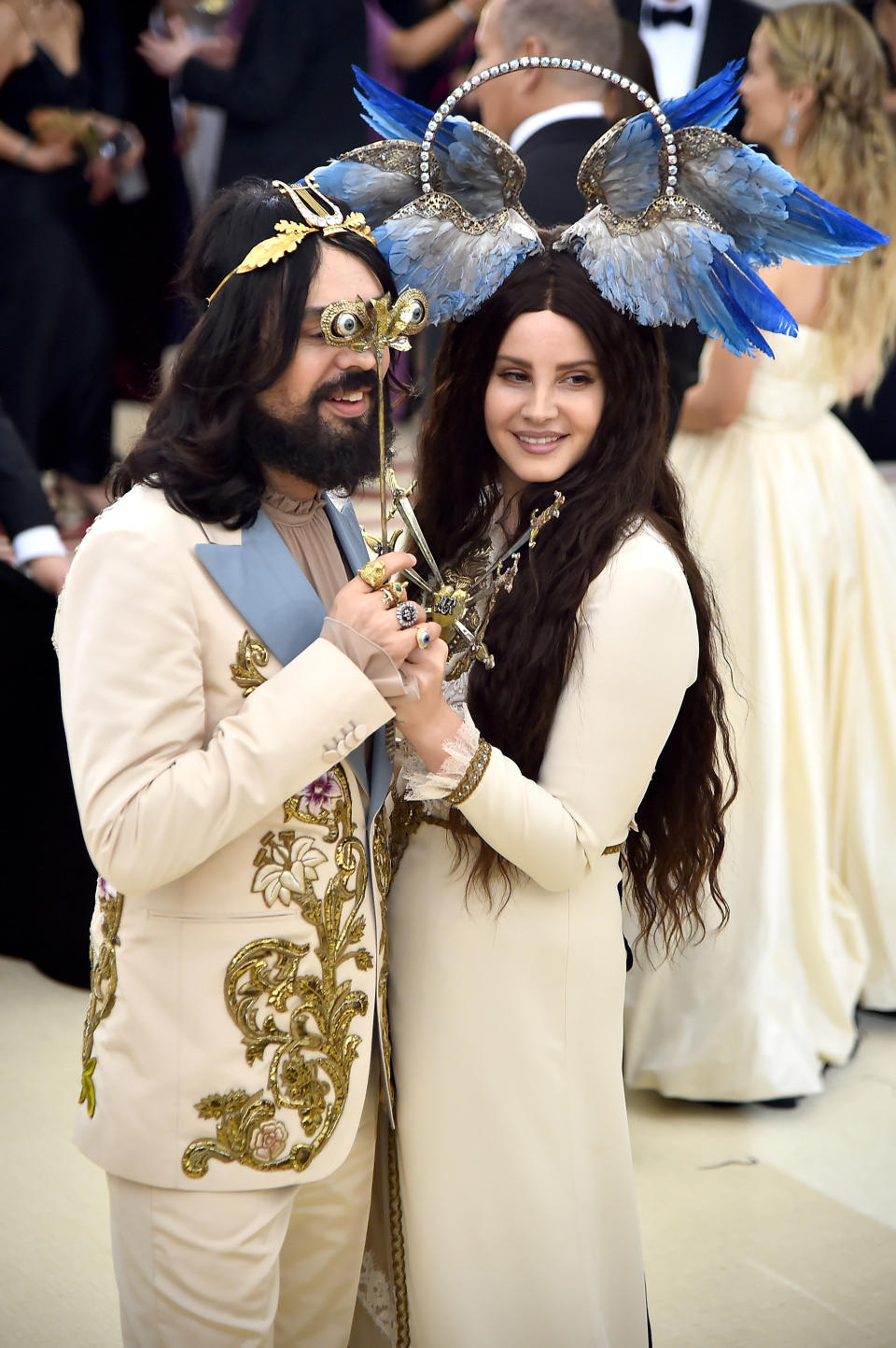 Alessandro Michele and Lana Del Rey both in Gucci