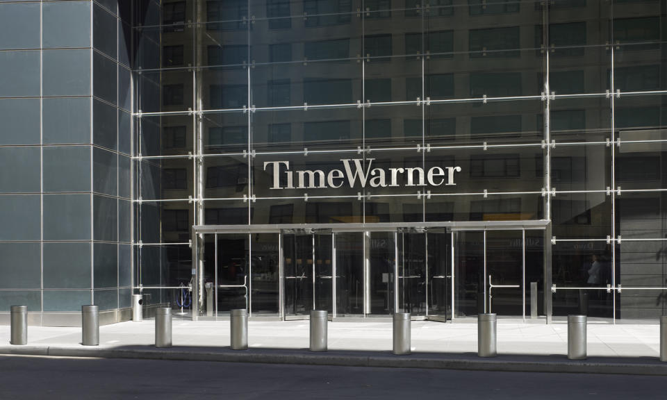 Exterior of Time Warner headquarters