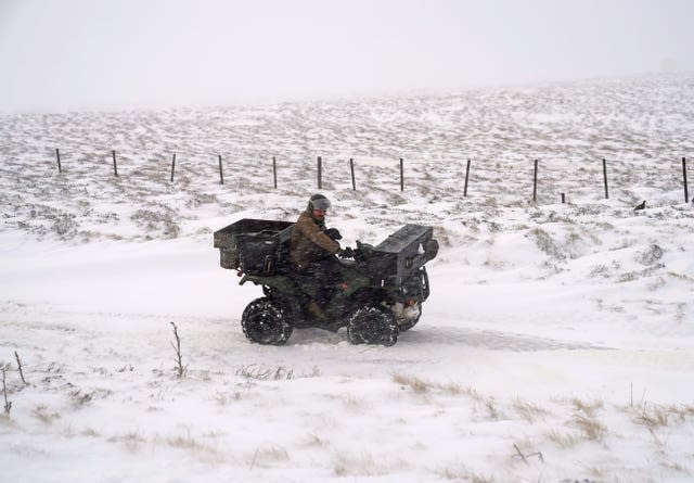 Man on quad