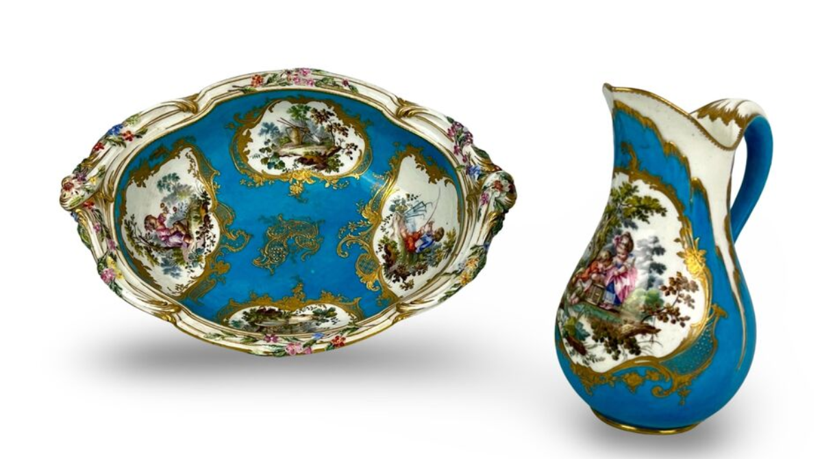  La porcelaine offerte par Marie-Antoinette à sa gouvernante. Photographie : DR