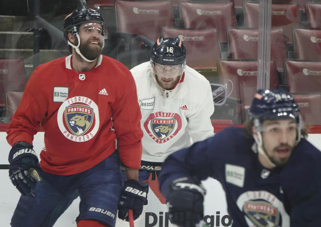 Florida Panthers No5 Aaron Ekblad Purple Fights Cancer Jersey