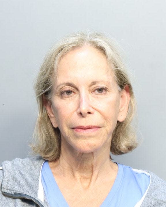Donna Adelson was arrested Nov. 13, 2023, and booked into a Miami-Dade detention facility.