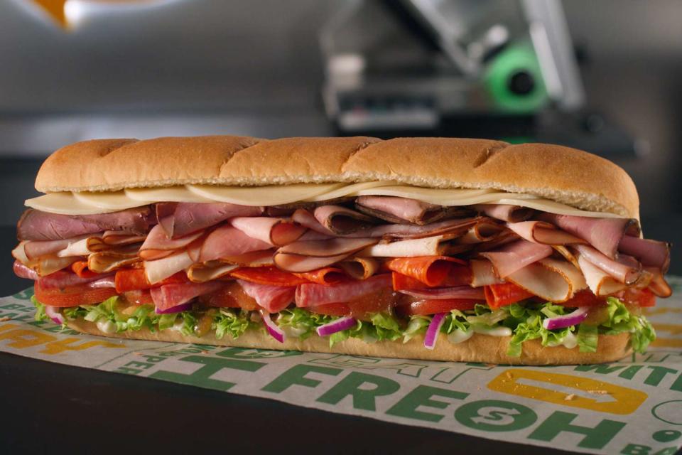 <p>Subway</p> Subway adds new Deli Heroes sandwiches to celebrate deli slicers in stores nationwide