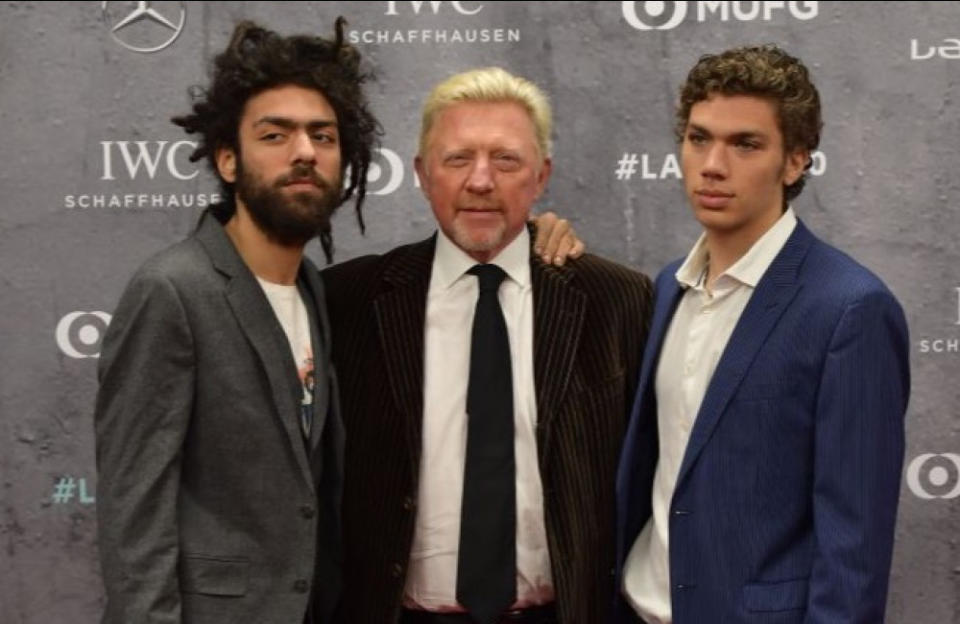 Boris Becker und seine Söhne credit:Bang Showbiz