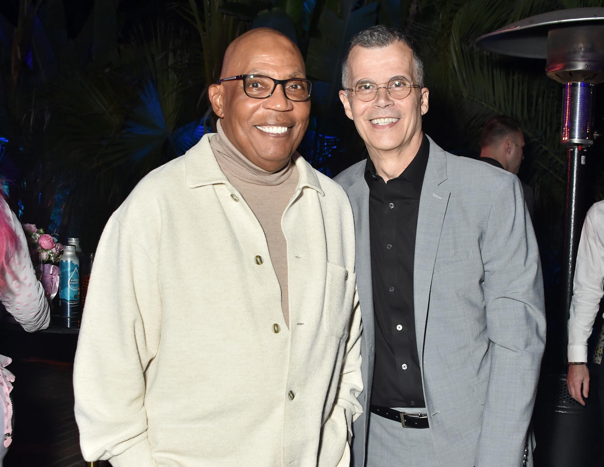 Paris Barclay and Christopher Barclay at Netflix’s “Monsters: The Lyle and Erik Menendez Story” after party held at The Egyptian Theatre Hollywood on September 16, 2024 in Los Angeles, California.