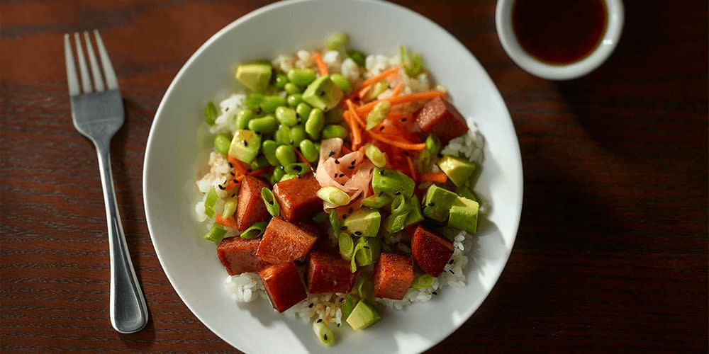 Spam Poke Bowl