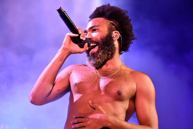 Childish Gambino performs on What Stage during Bonnaroo on June 14, 2019.  - Credit: Jeff Kravitz/FilmMagic