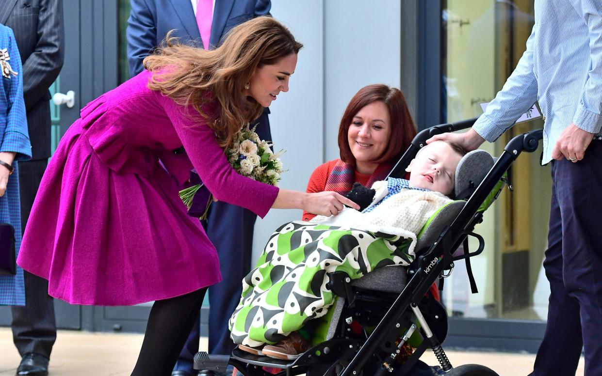 The Duchess of Cambridge arrives to open The Nook Children's Hospice in Norfolk - WireImage