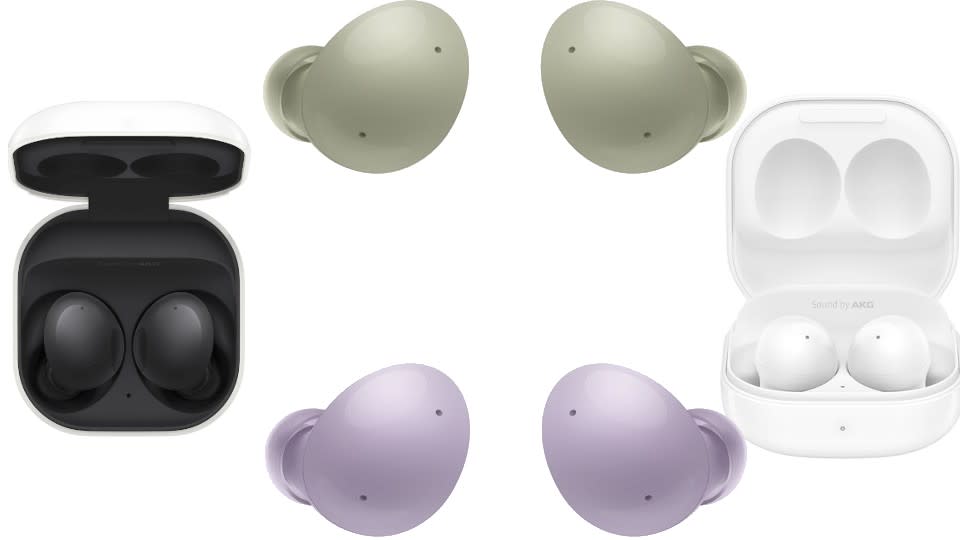 Samsung Galaxy Buds2 In-Ear Noise Cancelling Truly Wireless Headphones - Best Buy, $120 (originally $170)