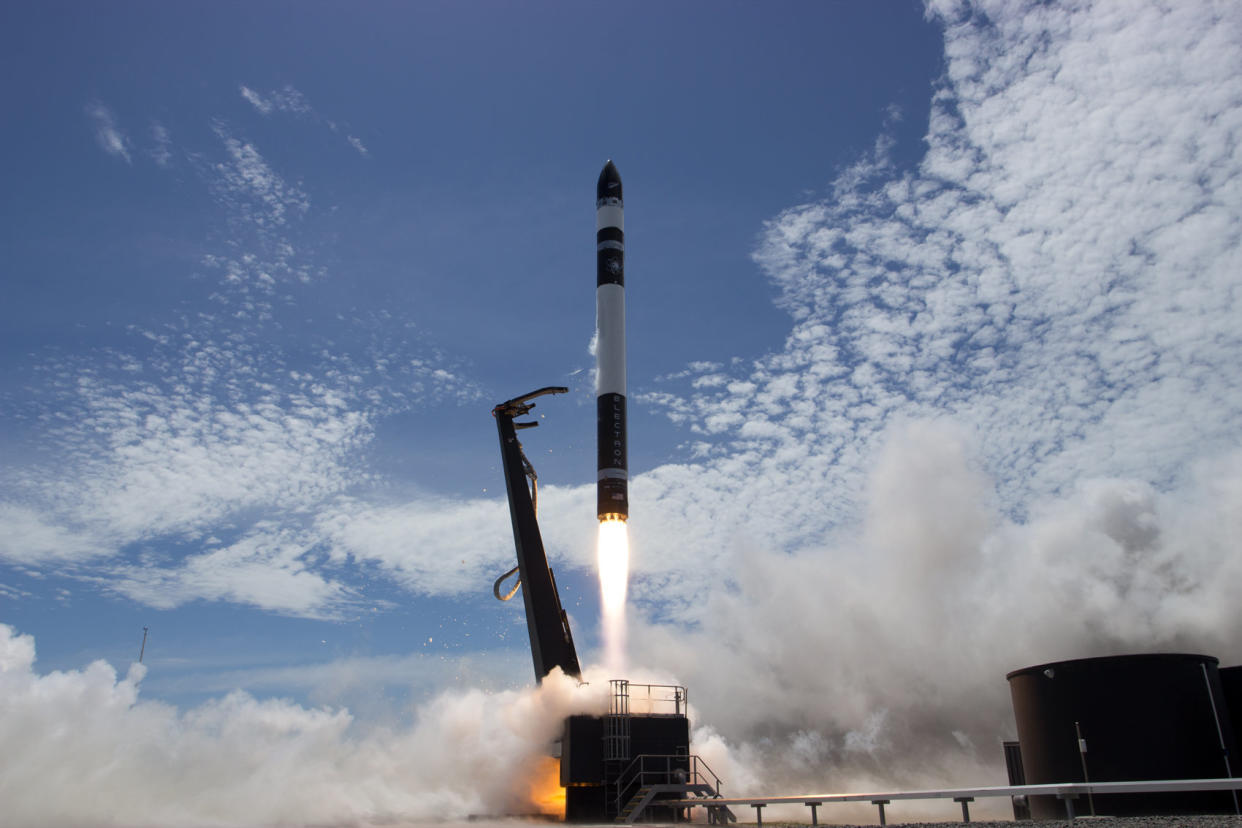 Rocket Lab's Electron rocket is named "Still Testing." (Photo: Rocket Lab)