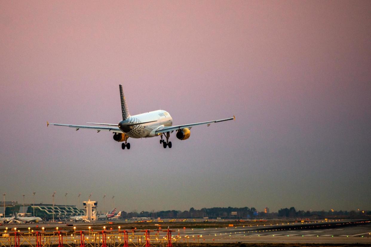 Airports include El Prat in Barcelona (pictured), Ibiza and Palma de Mallorca could face disruption: Getty Images