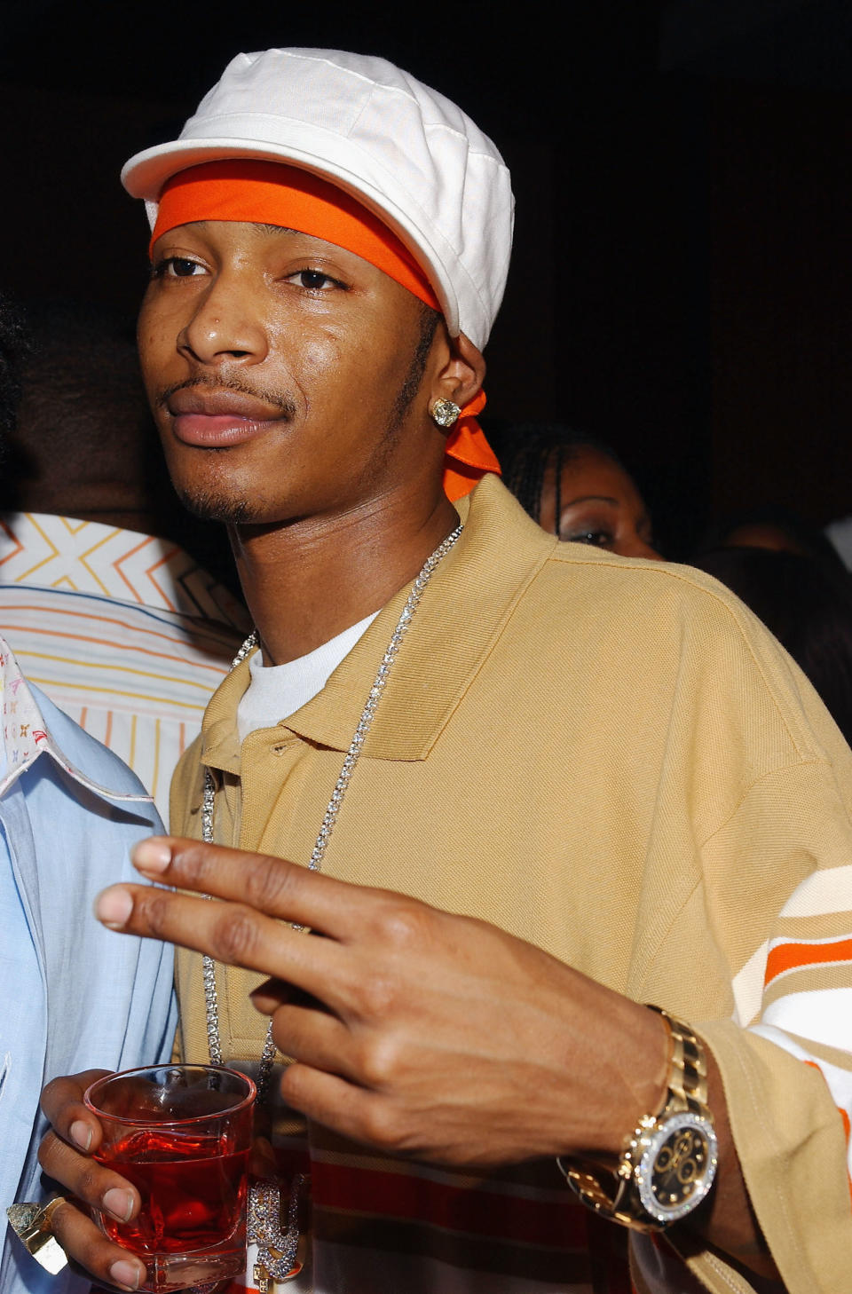 Hip-hop artist Chingy attends Chingy’s Triple Platinum “Cha-Ching!” Party on June 28, 2004 at Pearl Nightclub in West Hollywood, California.