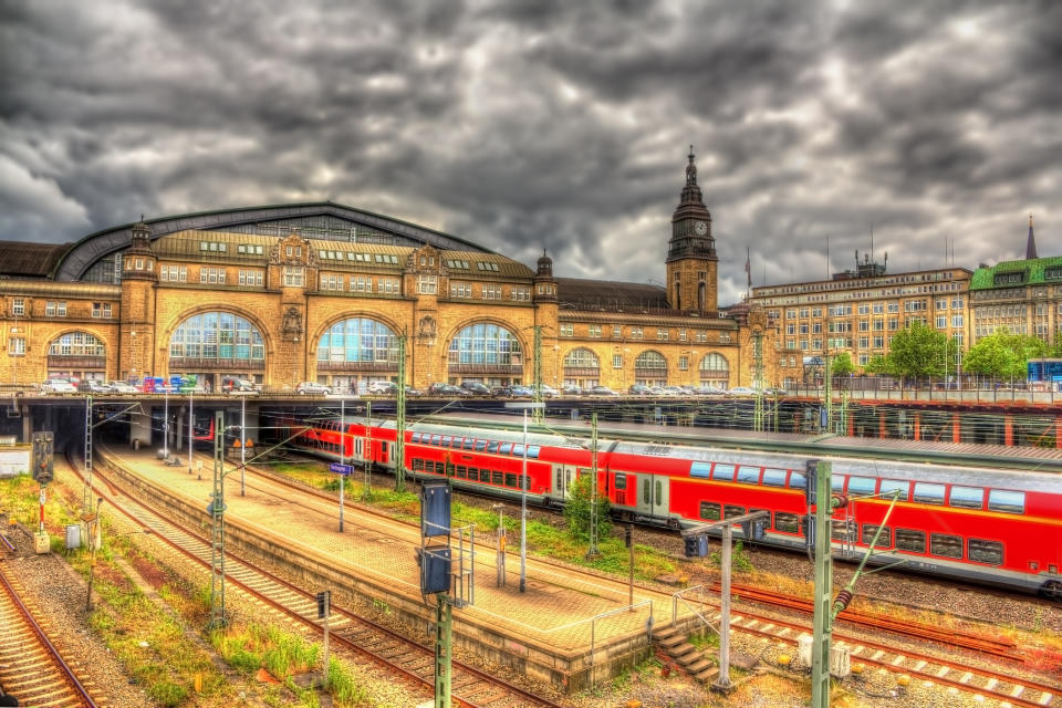 Hauptbahnhof Hamburg liegt auf Platz 6 der Top-Ten-Liste. (Bild: Getty Images) 