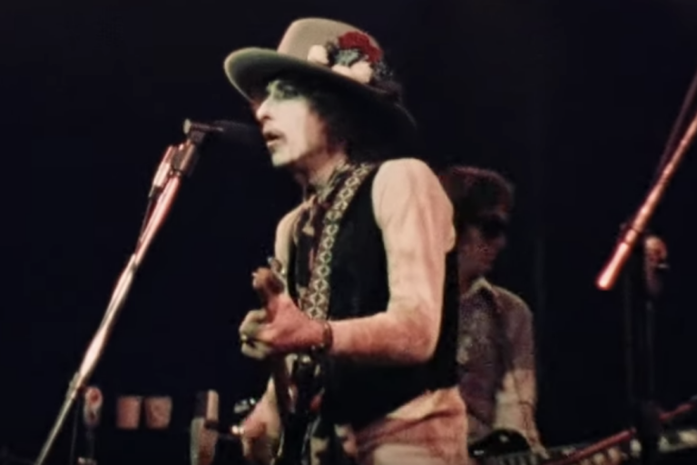 The first trailer for Martin Scorsese‘s new film about Bob Dylan has been released, just nine days before its debut on Netflix.Rolling Thunder Revue: A Bob Dylan Story tells the tale of Dylan’s 1975-1976 Rolling Thunder Revue concert tour, during which he performed in a series of small venues with a troupe of other musicians such as Joan Baez, Joni Mitchell and Roger McGuinn.The clip, which lasts for two and a half minutes, includes archive footage as well as photos from the Seventies, including a brief video of Dylan driving his own bus tour, hoping aloud that he and the rest of his troupe arrive to Boston on time for a scheduled show.The trailer includes concert footage of Dylan performing in whiteface make-up with a flower-adorned hat – his trademark get-up throughout the Rolling Thunder Revue tour.It also highlights some of the interviews given by Dylan and Baez for Scorsese’s documentary. “Joan Baez and me could sing together in our sleep,” muses Dylan, now 78, right before the trailer cuts to an archive video of them duetting.Rolling Thunder Revue: A Bob Dylan Story is Scorsese’s second film dedicated to Dylan.His previous one, No Direction Home, told the story of Dylan’s rise to fame as well as his decision to go electric in the mid-Sixties.Scorsese’s new film, which has been described by Netflix as “part documentary, part concert film, part fever dream”, is scheduled to be released on 12 June on the streaming platform.