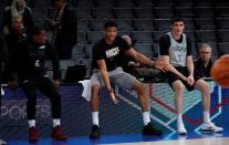 Milwaukee Bucks training ahead of the NBA Paris Game 2020