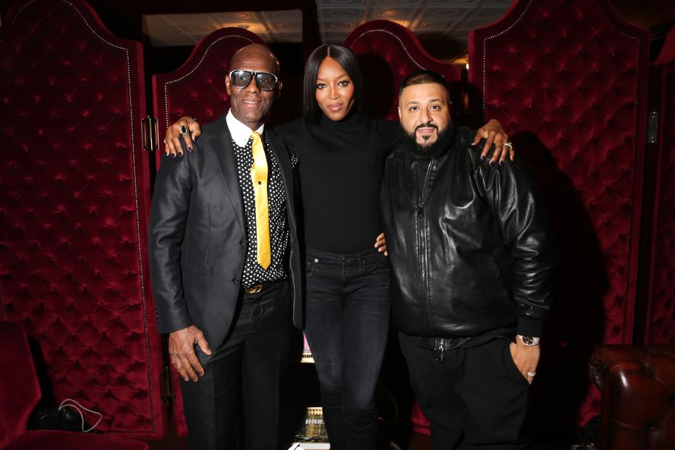 Naomi Campbell stops by Dapper Dan’s new atelier in Harlem for a custom Gucci ensemble. See the photos from her appointment, here.