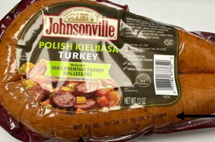 Salm Partners, LLC, a Denmark Wisconsin-based meat manufacturer is recalling more than 35,000 pounds of Johnsonville turkey kielbasa sausage after multiple reports of black rubber found in the products.