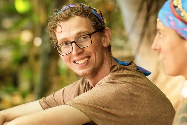 <p>Robert Voets/CBS via Getty</p> Drew Basile on 'Survivor'